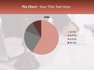 A Person Sitting At A Desk Writing On A Piece Of Paper PowerPoint Template