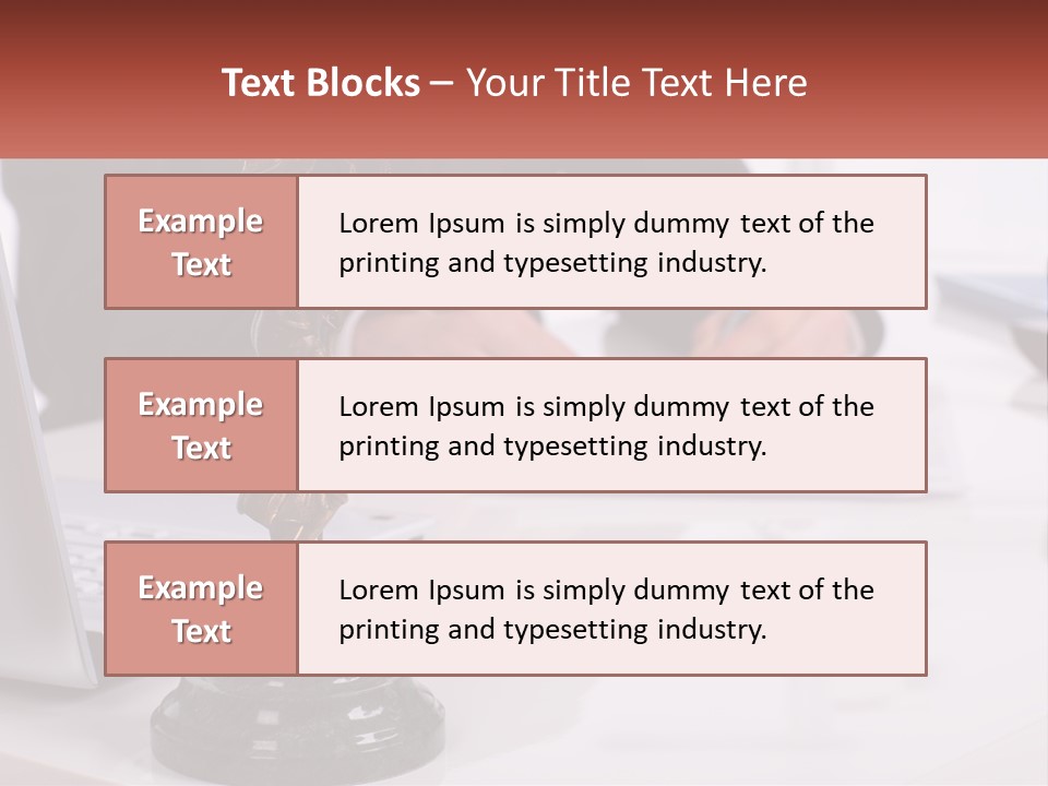 A Person Sitting At A Desk Writing On A Piece Of Paper PowerPoint Template