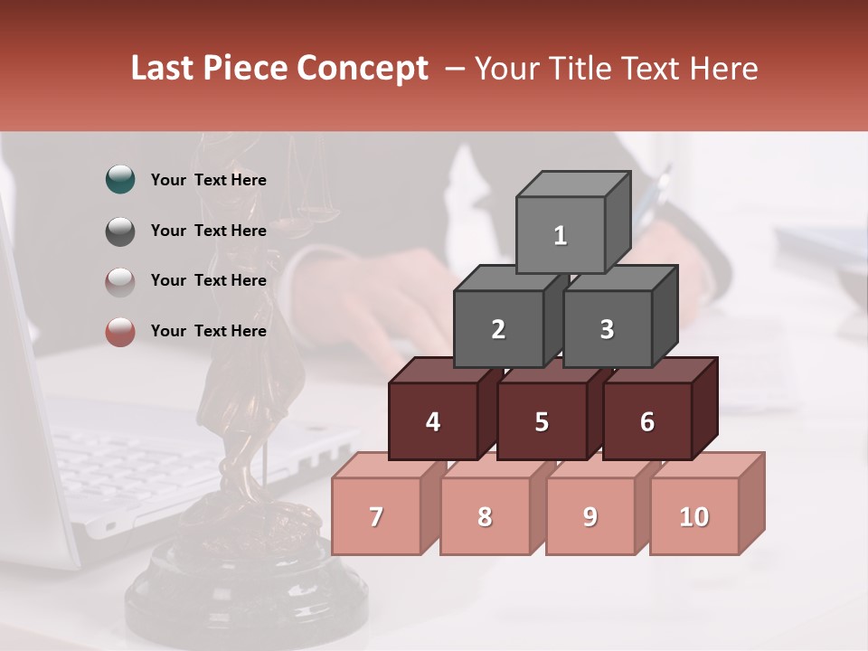 A Person Sitting At A Desk Writing On A Piece Of Paper PowerPoint Template