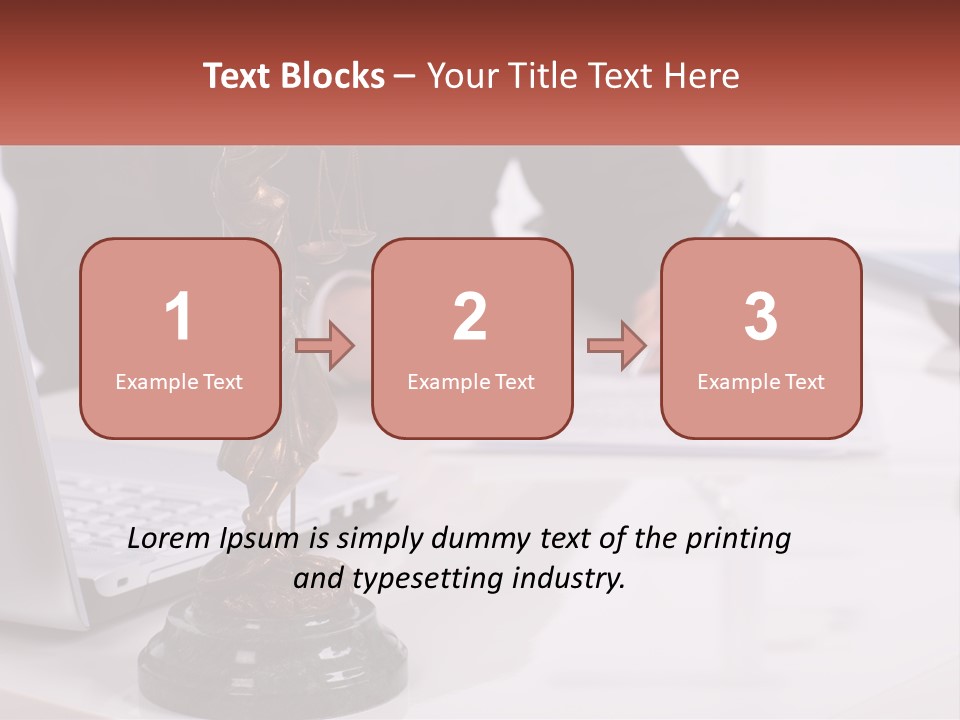 A Person Sitting At A Desk Writing On A Piece Of Paper PowerPoint Template
