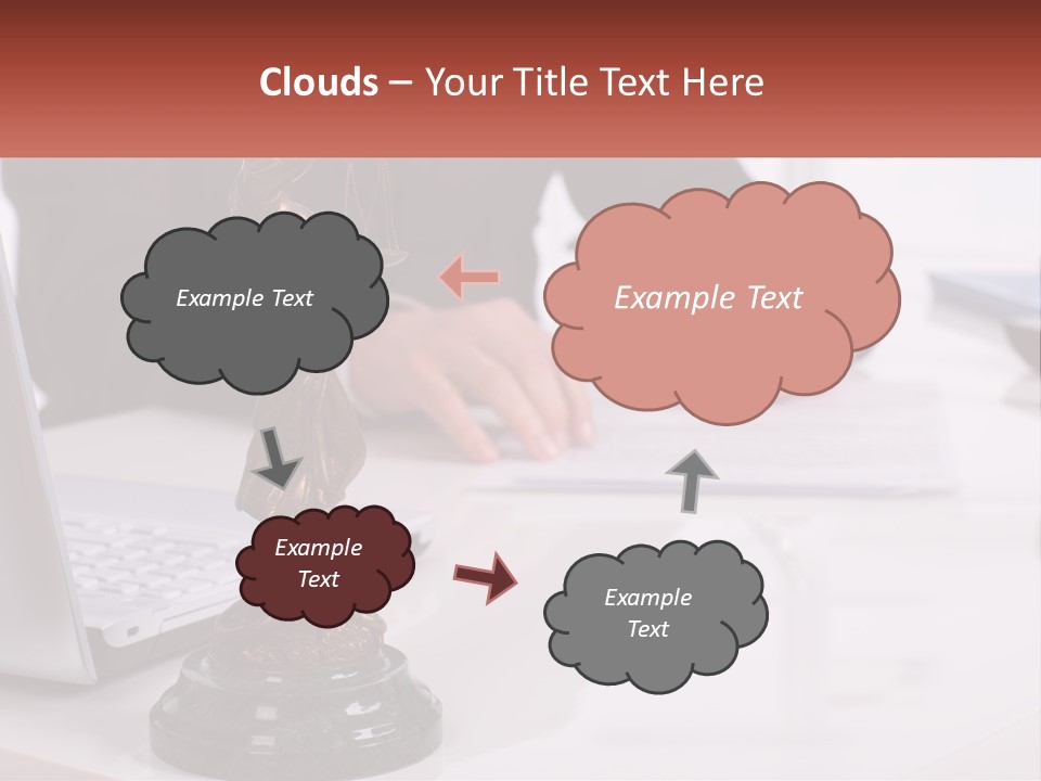 A Person Sitting At A Desk Writing On A Piece Of Paper PowerPoint Template