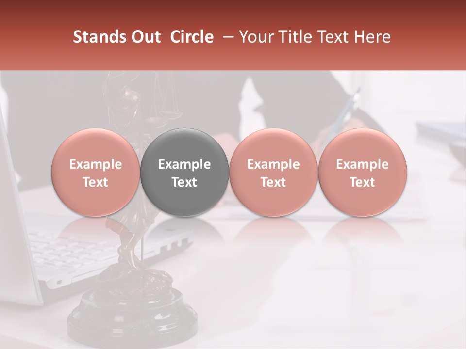 A Person Sitting At A Desk Writing On A Piece Of Paper PowerPoint Template