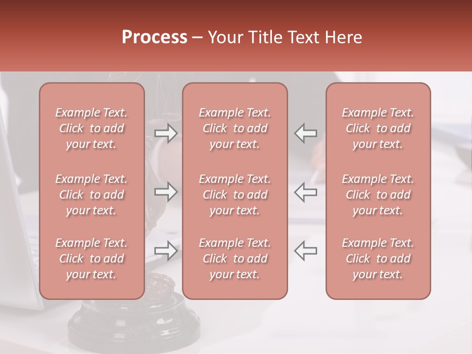 A Person Sitting At A Desk Writing On A Piece Of Paper PowerPoint Template