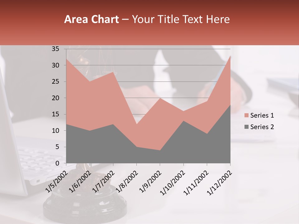 A Person Sitting At A Desk Writing On A Piece Of Paper PowerPoint Template