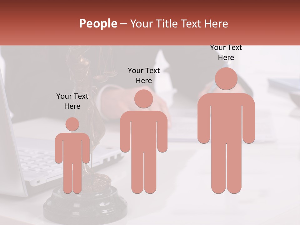 A Person Sitting At A Desk Writing On A Piece Of Paper PowerPoint Template