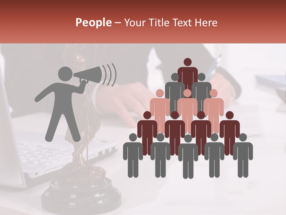 A Person Sitting At A Desk Writing On A Piece Of Paper PowerPoint Template