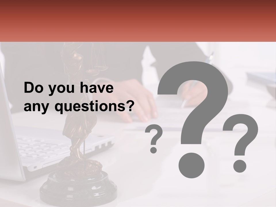 A Person Sitting At A Desk Writing On A Piece Of Paper PowerPoint Template