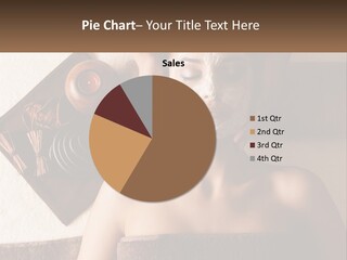 A Woman Getting A Facial Mask On Her Face PowerPoint Template
