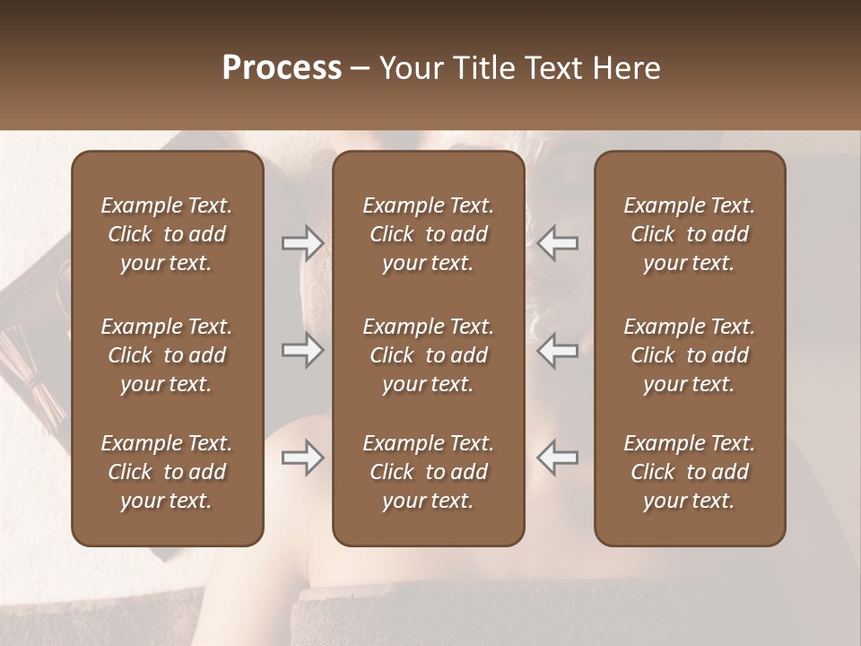 A Woman Getting A Facial Mask On Her Face PowerPoint Template