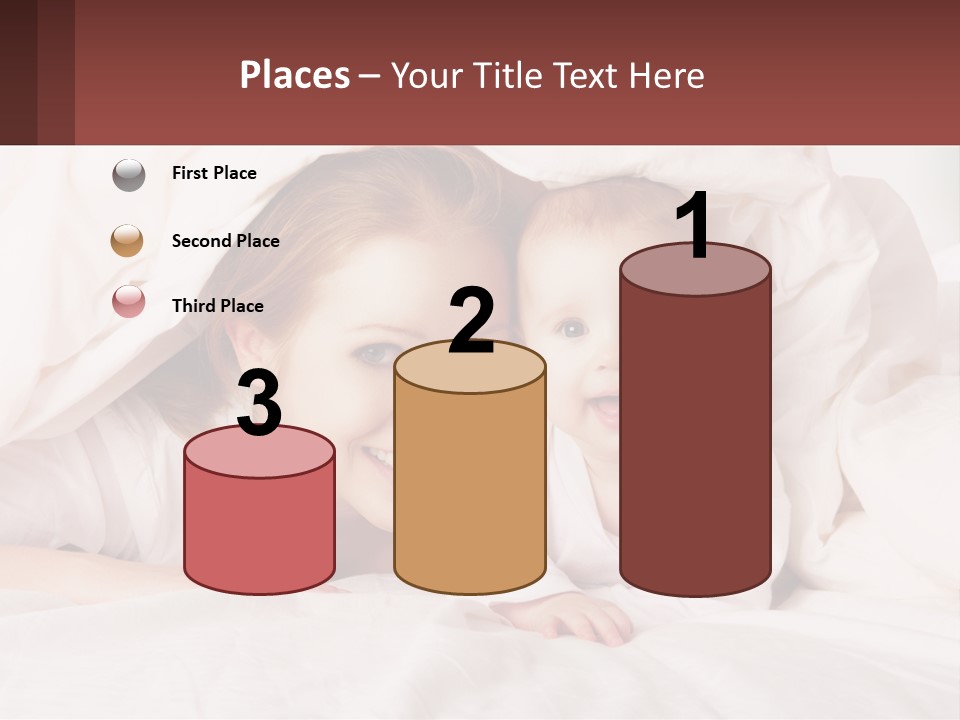 A Woman Holding A Baby Under A Blanket PowerPoint Template