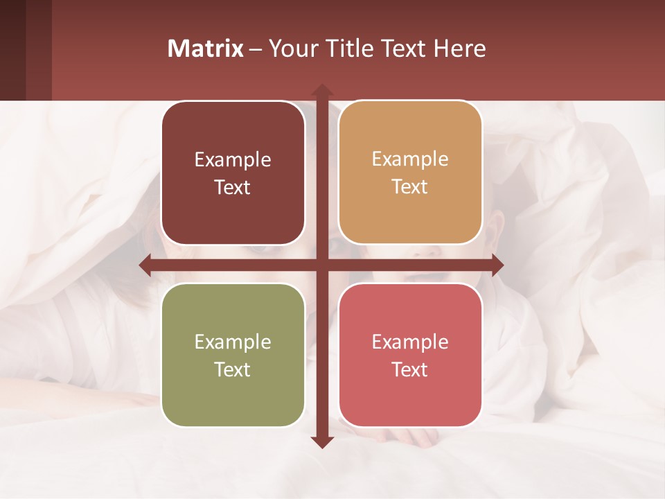 A Woman Holding A Baby Under A Blanket PowerPoint Template