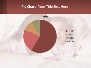 A Woman Holding A Baby Under A Blanket PowerPoint Template