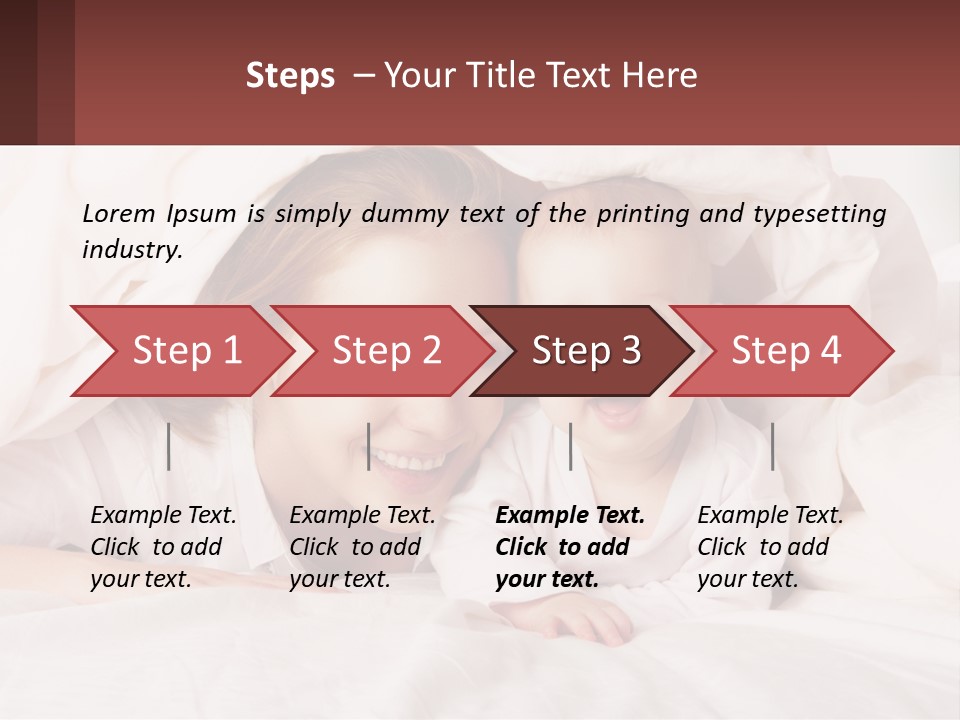 A Woman Holding A Baby Under A Blanket PowerPoint Template