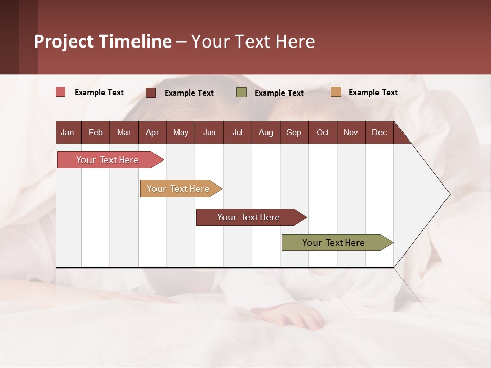 A Woman Holding A Baby Under A Blanket PowerPoint Template