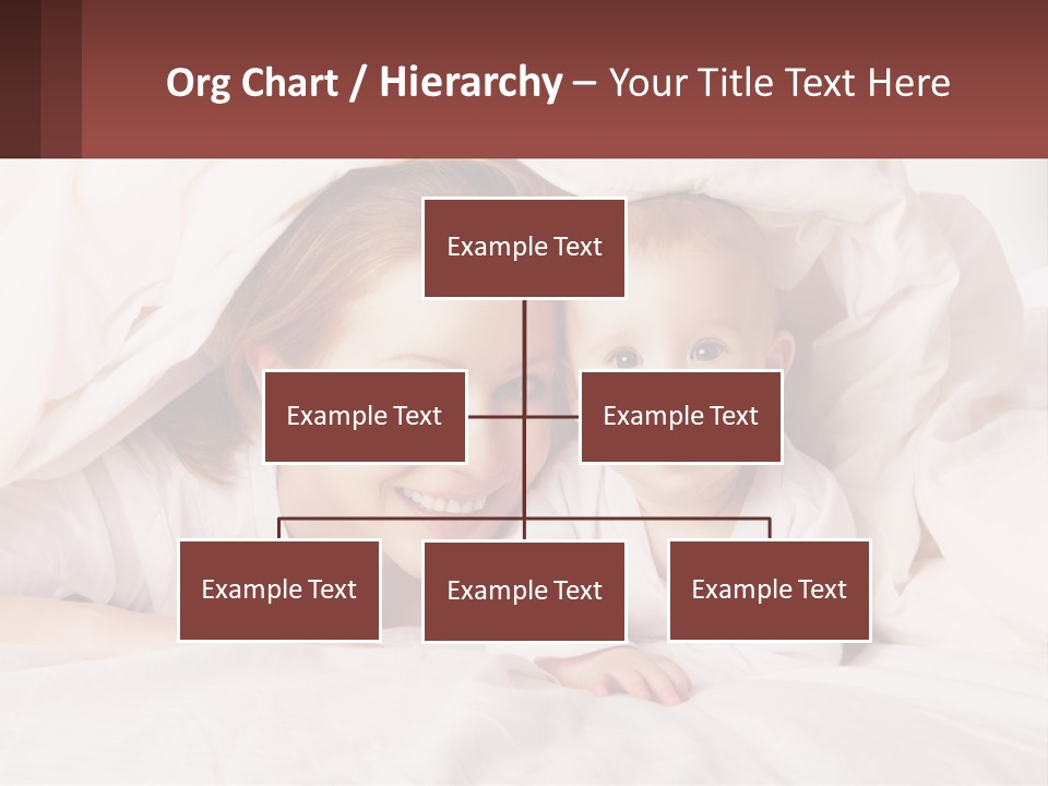 A Woman Holding A Baby Under A Blanket PowerPoint Template