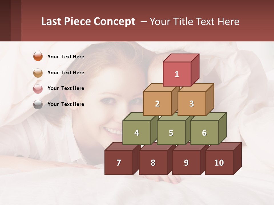 A Woman Holding A Baby Under A Blanket PowerPoint Template