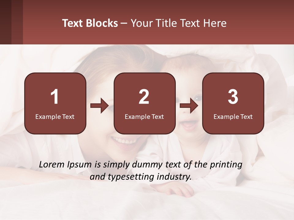 A Woman Holding A Baby Under A Blanket PowerPoint Template