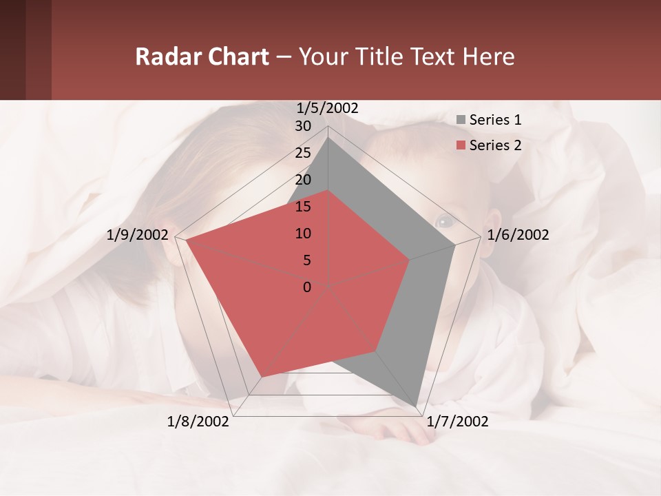 A Woman Holding A Baby Under A Blanket PowerPoint Template