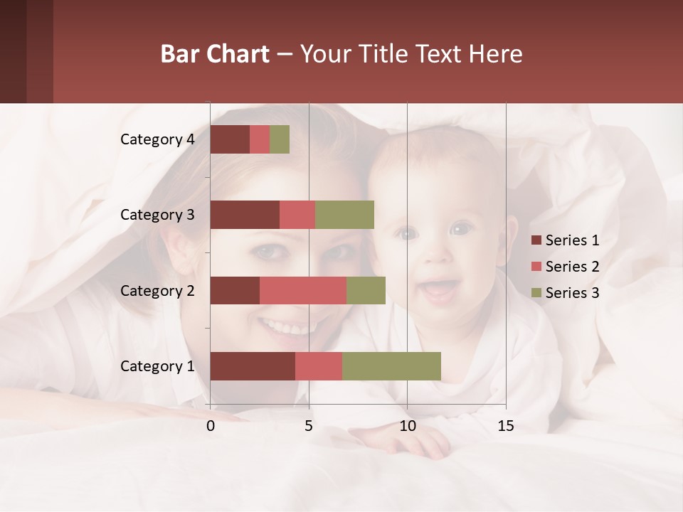 A Woman Holding A Baby Under A Blanket PowerPoint Template
