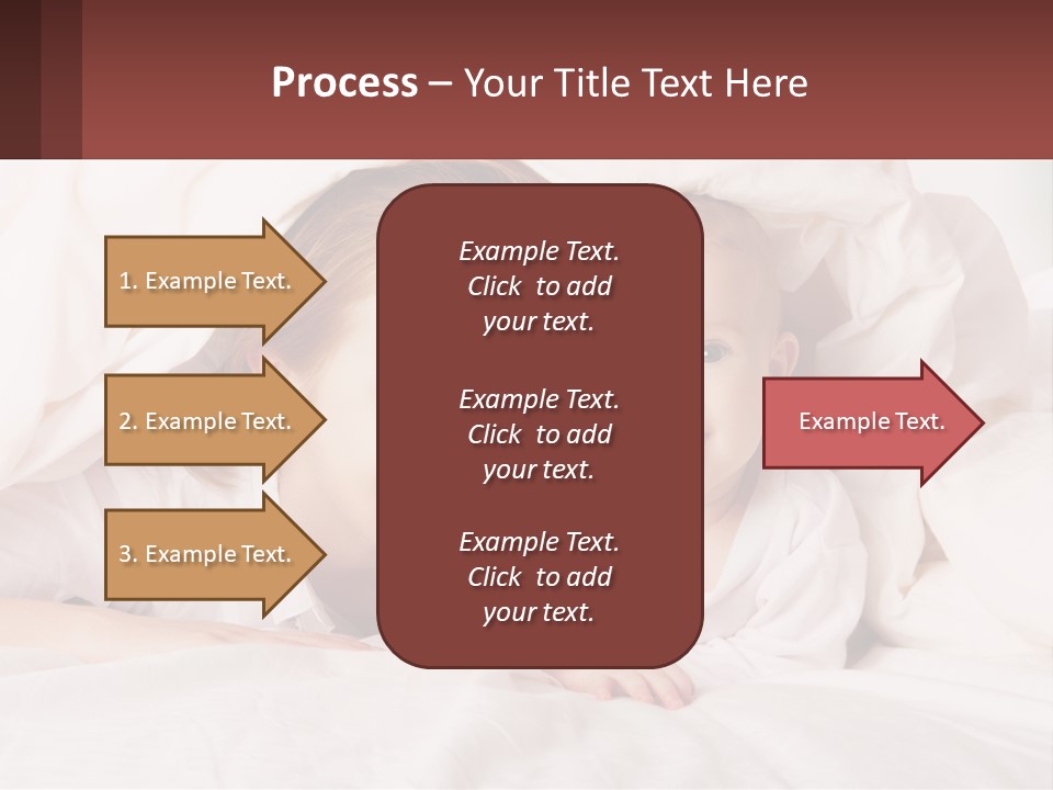A Woman Holding A Baby Under A Blanket PowerPoint Template