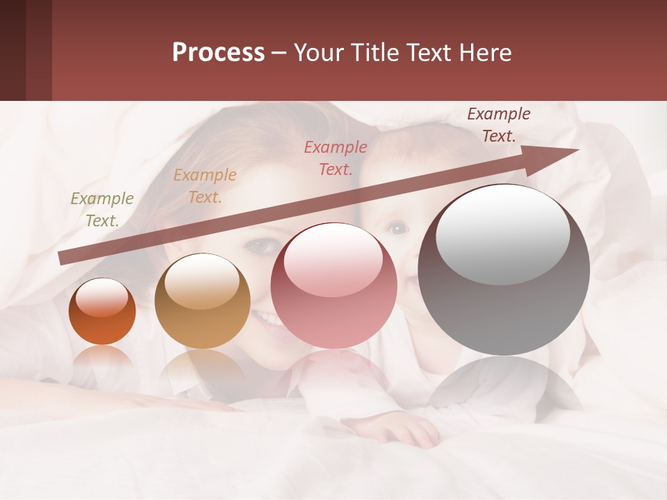 A Woman Holding A Baby Under A Blanket PowerPoint Template