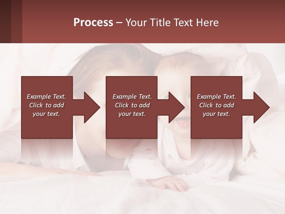A Woman Holding A Baby Under A Blanket PowerPoint Template