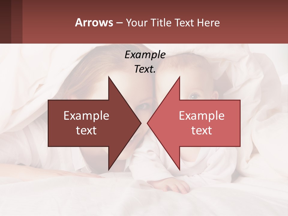 A Woman Holding A Baby Under A Blanket PowerPoint Template