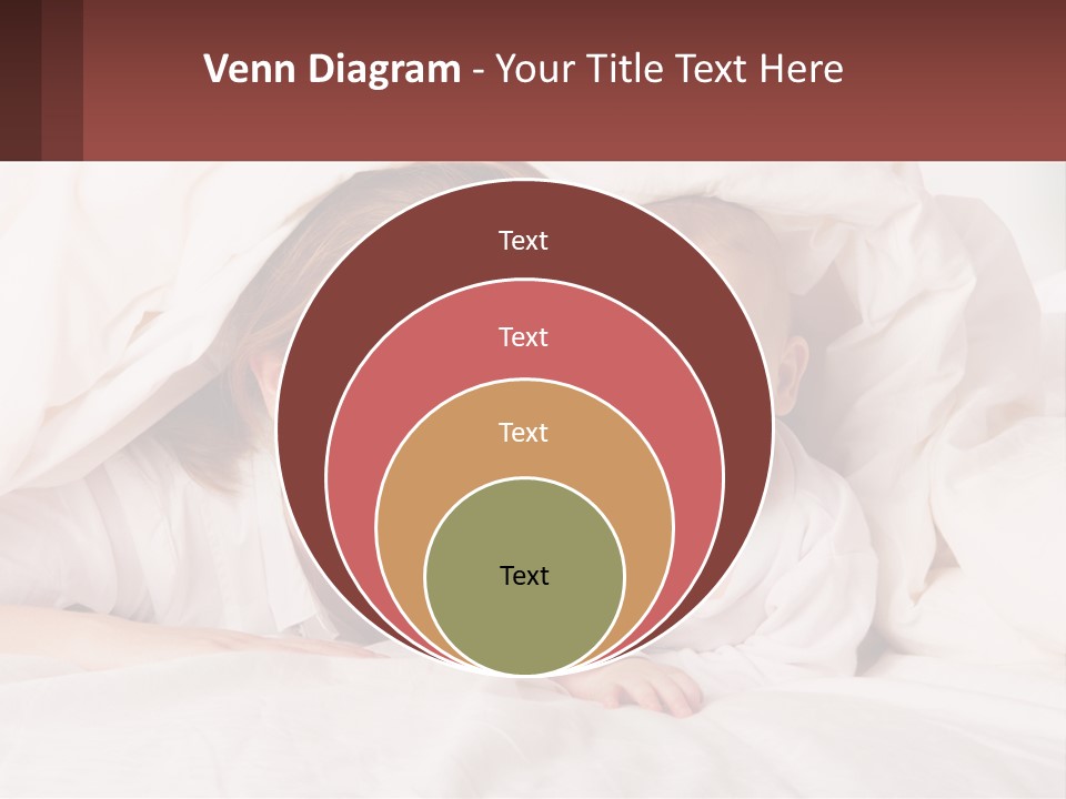 A Woman Holding A Baby Under A Blanket PowerPoint Template