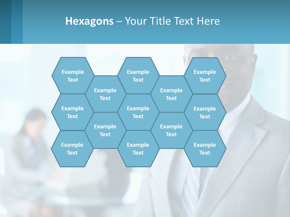 A Man In A Suit Is Smiling For The Camera PowerPoint Template