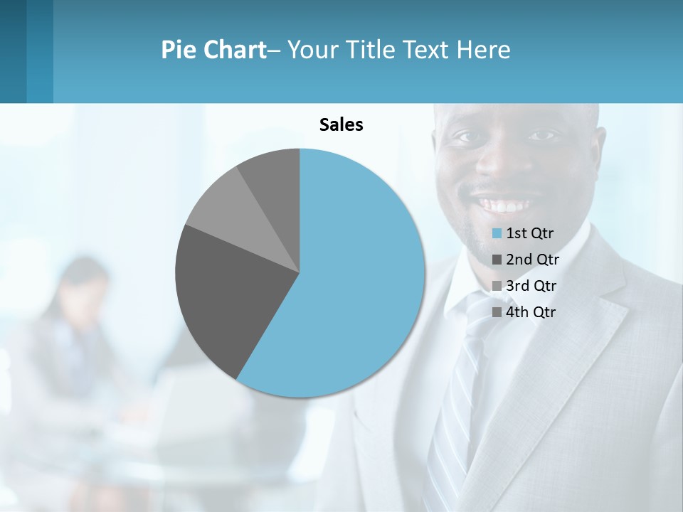 A Man In A Suit Is Smiling For The Camera PowerPoint Template