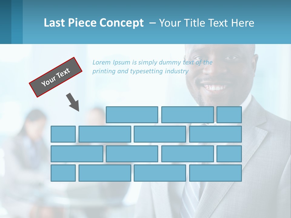 A Man In A Suit Is Smiling For The Camera PowerPoint Template