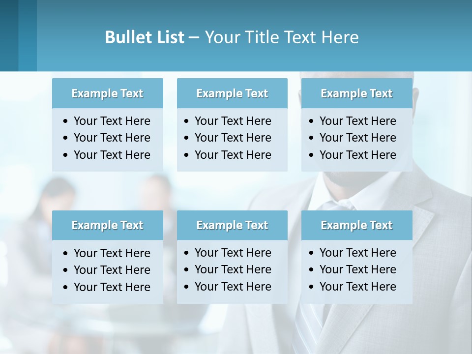 A Man In A Suit Is Smiling For The Camera PowerPoint Template