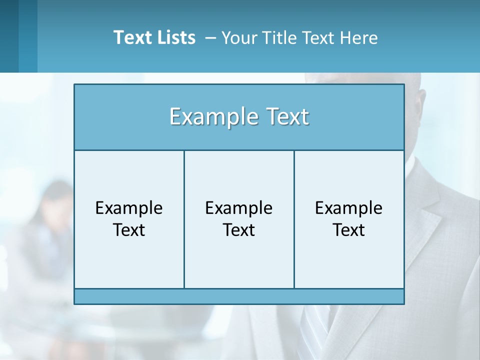 A Man In A Suit Is Smiling For The Camera PowerPoint Template
