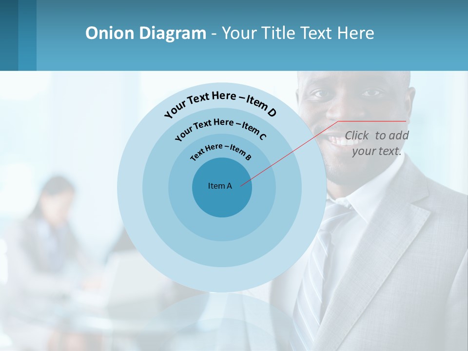 A Man In A Suit Is Smiling For The Camera PowerPoint Template