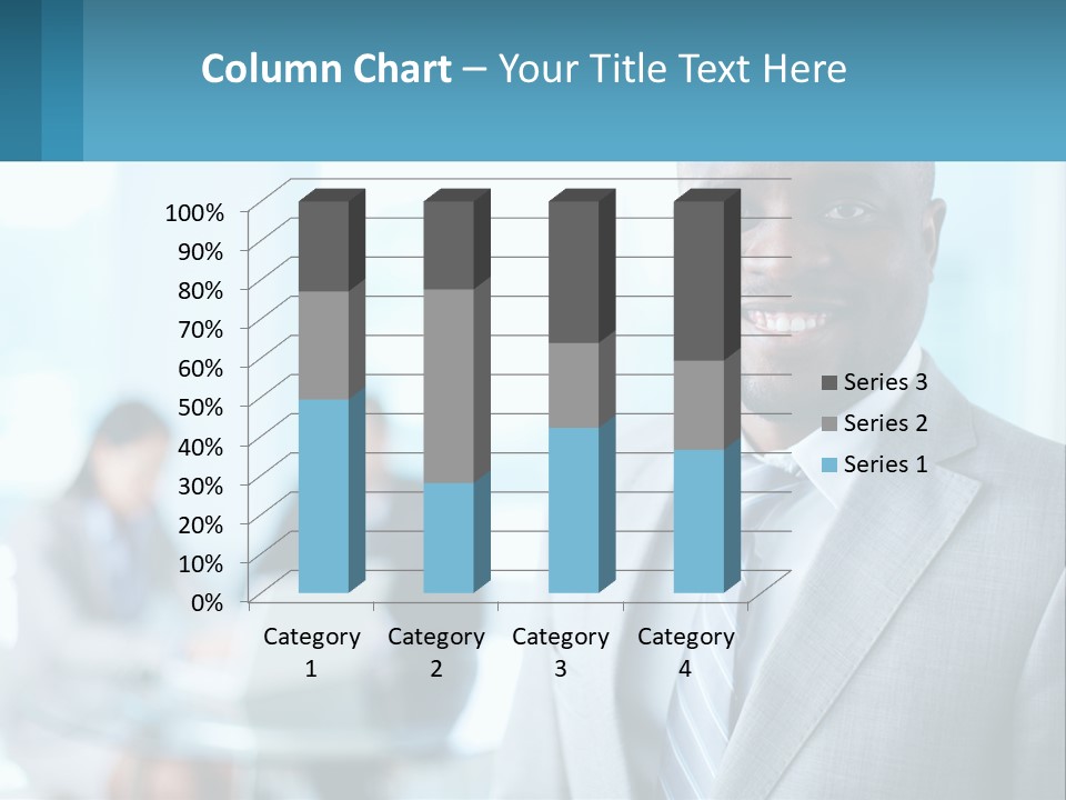 A Man In A Suit Is Smiling For The Camera PowerPoint Template