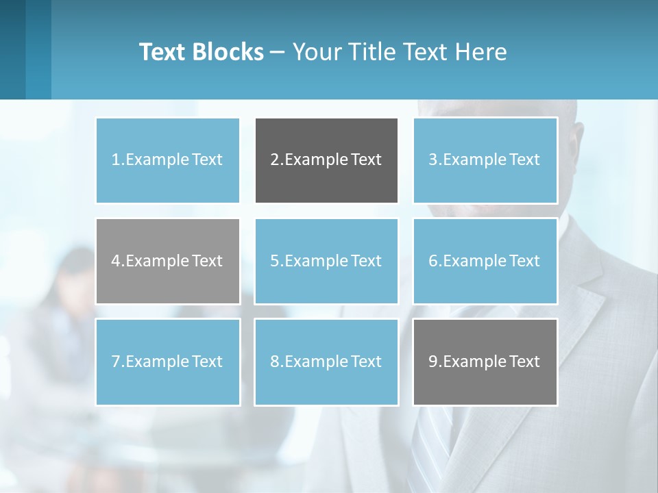 A Man In A Suit Is Smiling For The Camera PowerPoint Template