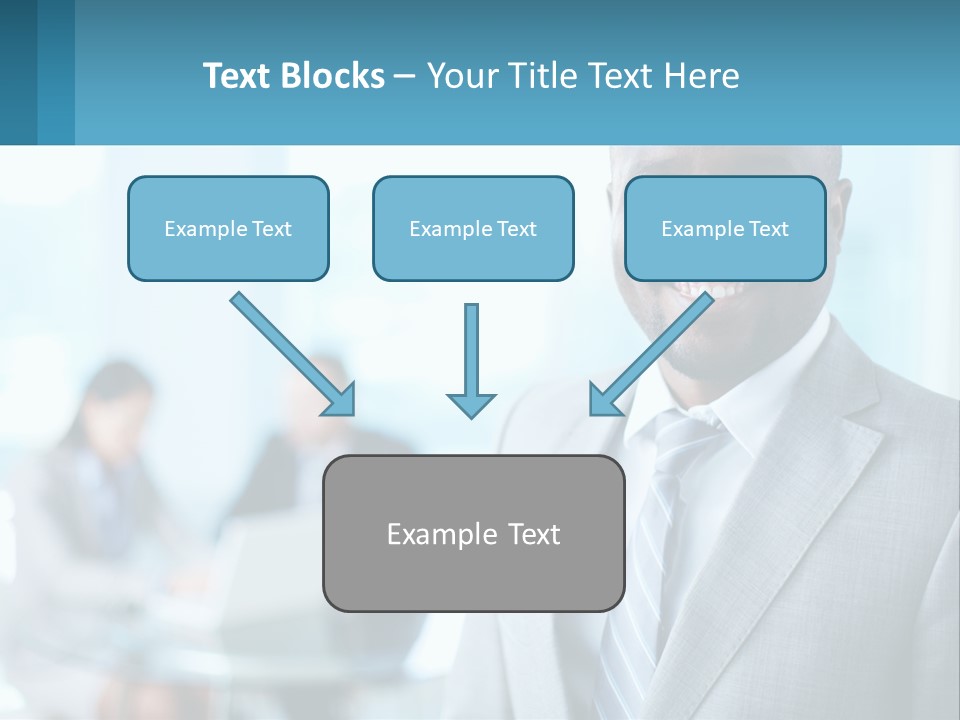 A Man In A Suit Is Smiling For The Camera PowerPoint Template