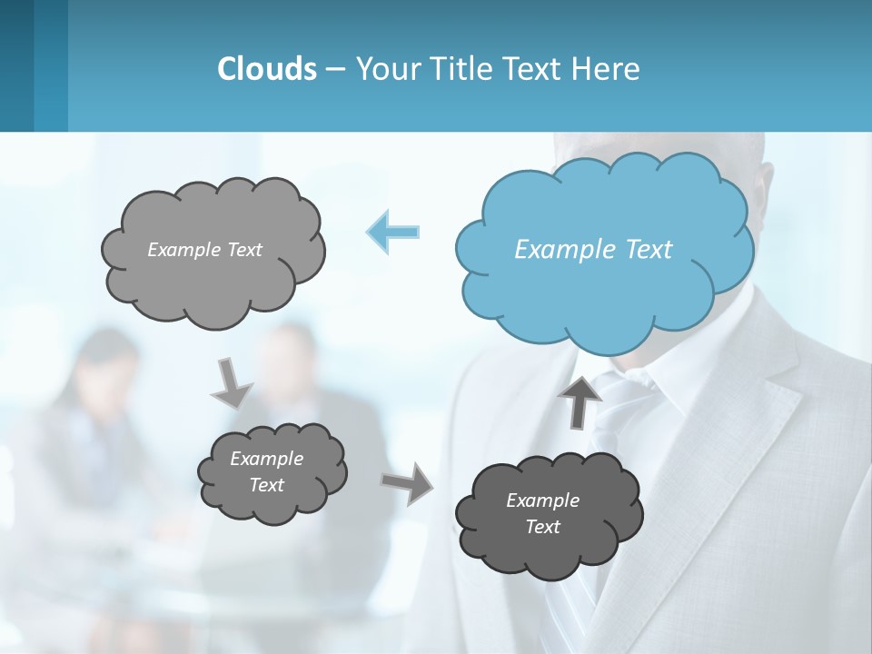 A Man In A Suit Is Smiling For The Camera PowerPoint Template