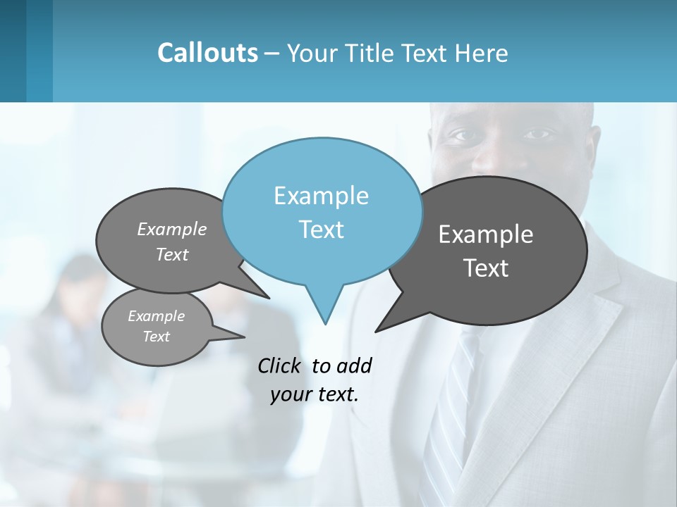 A Man In A Suit Is Smiling For The Camera PowerPoint Template