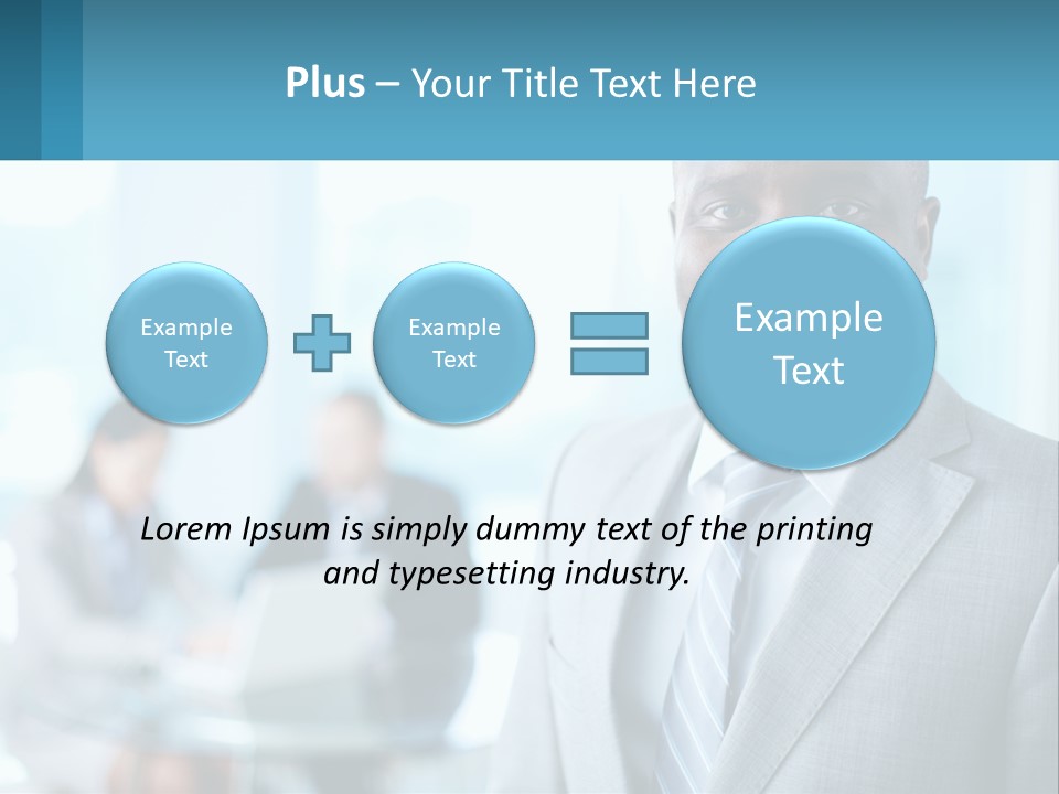 A Man In A Suit Is Smiling For The Camera PowerPoint Template