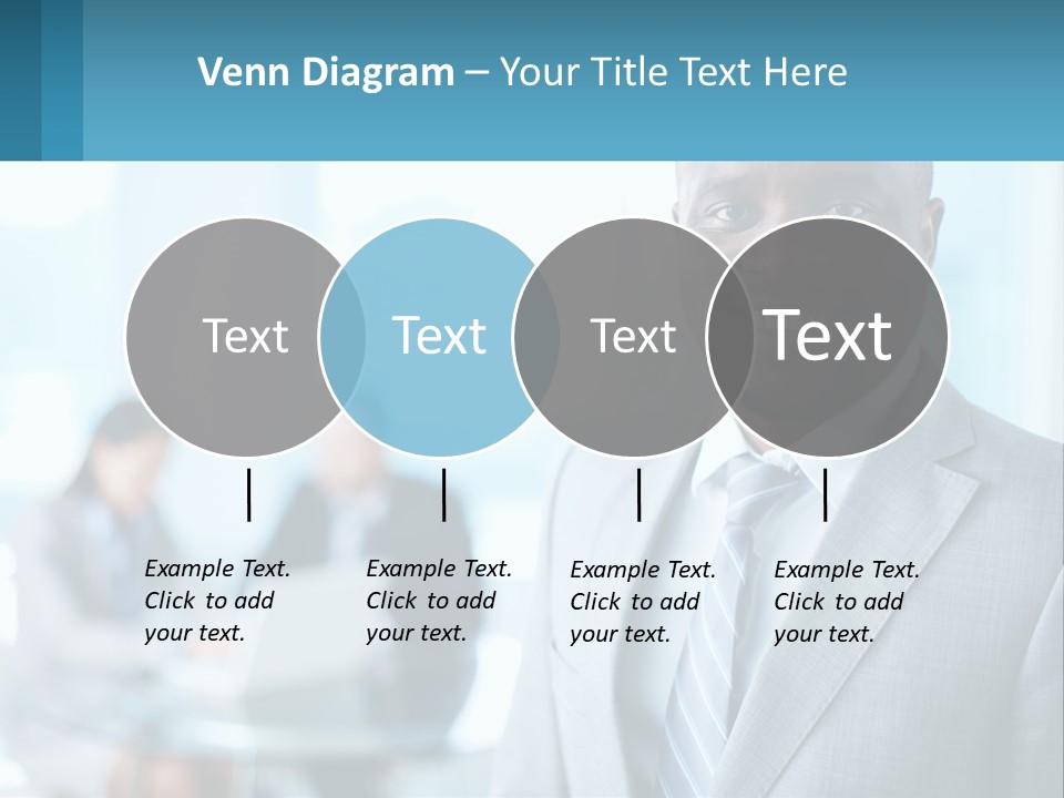 A Man In A Suit Is Smiling For The Camera PowerPoint Template