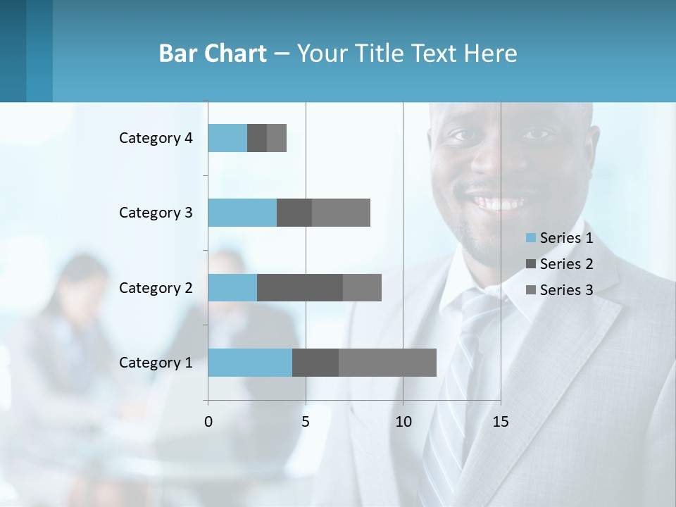 A Man In A Suit Is Smiling For The Camera PowerPoint Template