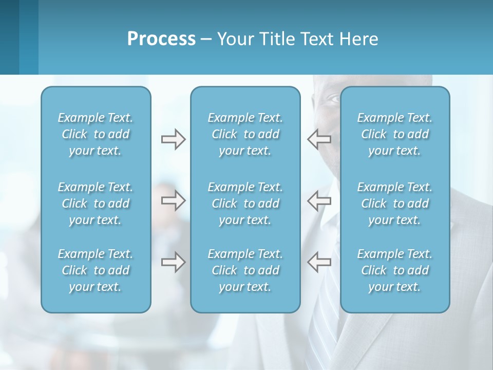 A Man In A Suit Is Smiling For The Camera PowerPoint Template