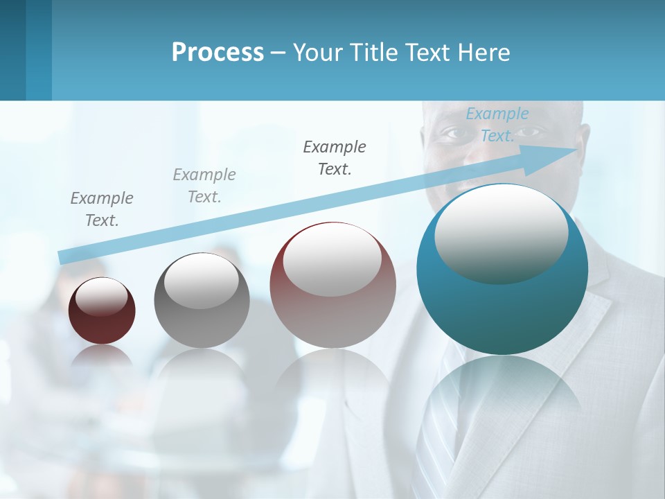 A Man In A Suit Is Smiling For The Camera PowerPoint Template