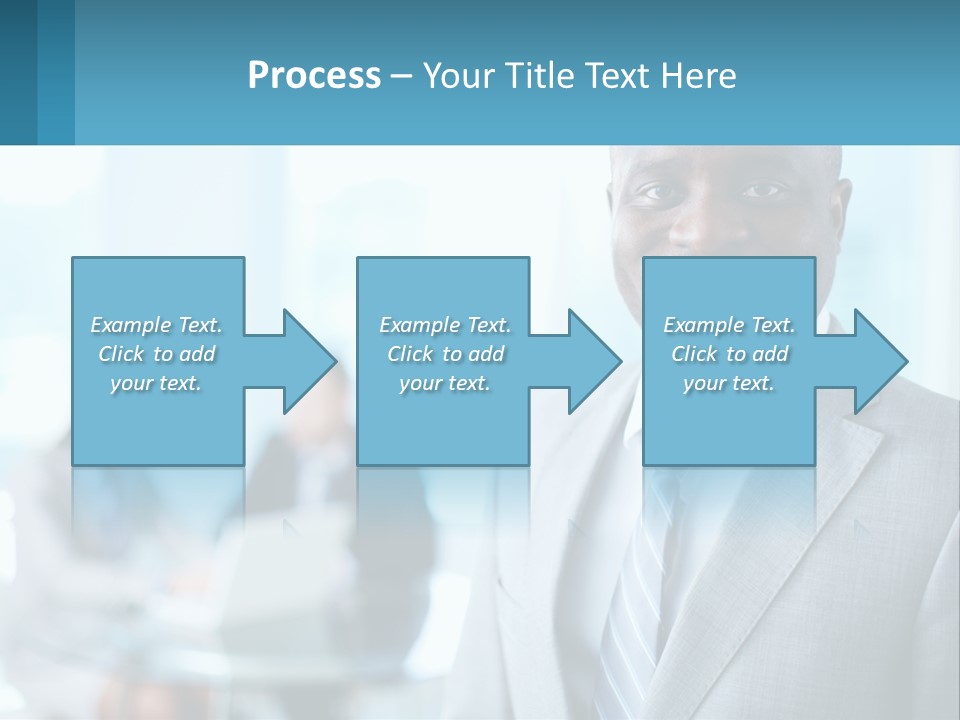A Man In A Suit Is Smiling For The Camera PowerPoint Template