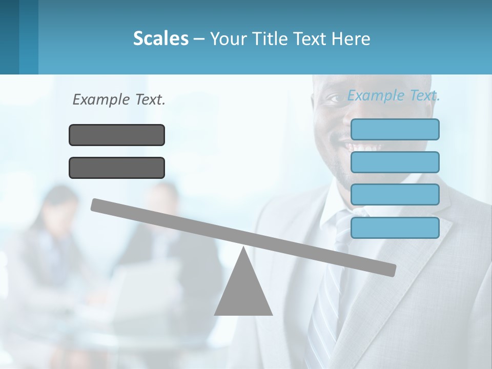 A Man In A Suit Is Smiling For The Camera PowerPoint Template