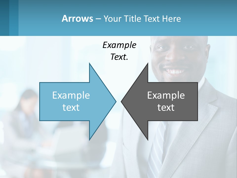 A Man In A Suit Is Smiling For The Camera PowerPoint Template