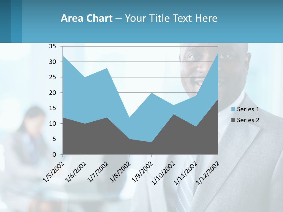 A Man In A Suit Is Smiling For The Camera PowerPoint Template