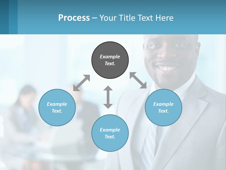 A Man In A Suit Is Smiling For The Camera PowerPoint Template