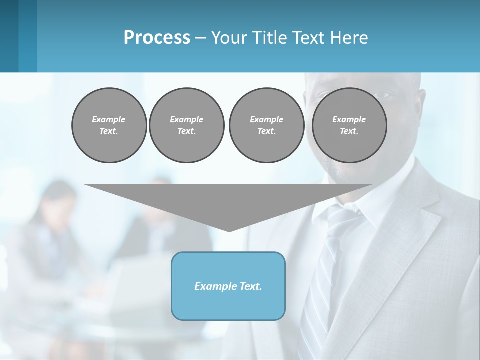 A Man In A Suit Is Smiling For The Camera PowerPoint Template